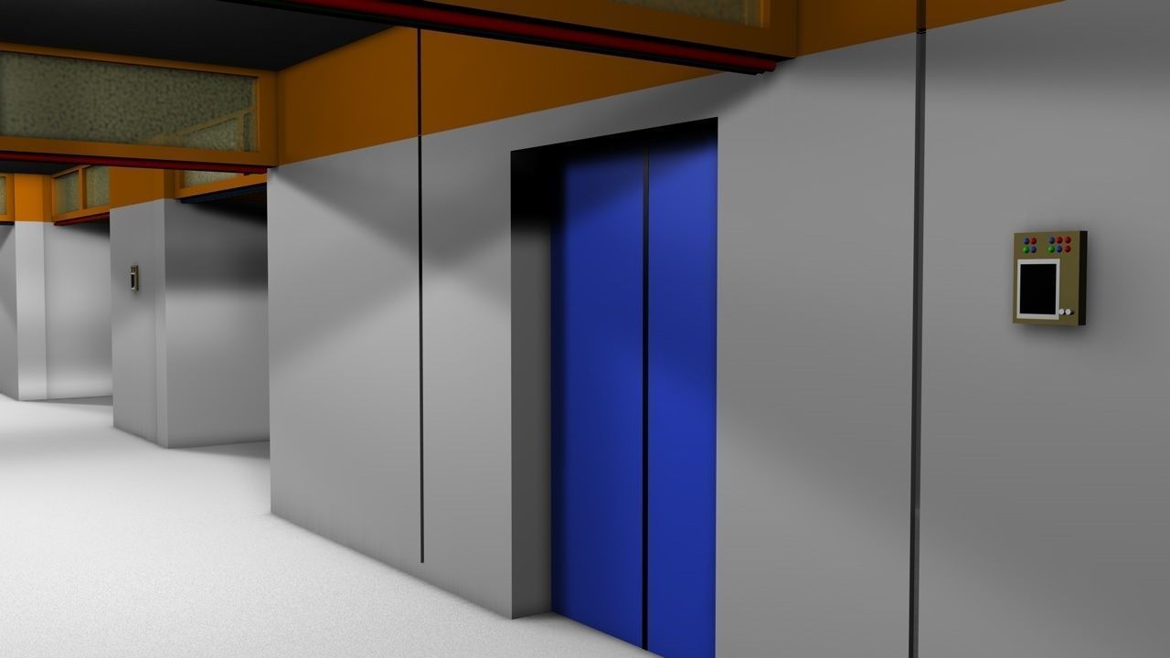 USS Enterprise Gangway 3D model_2