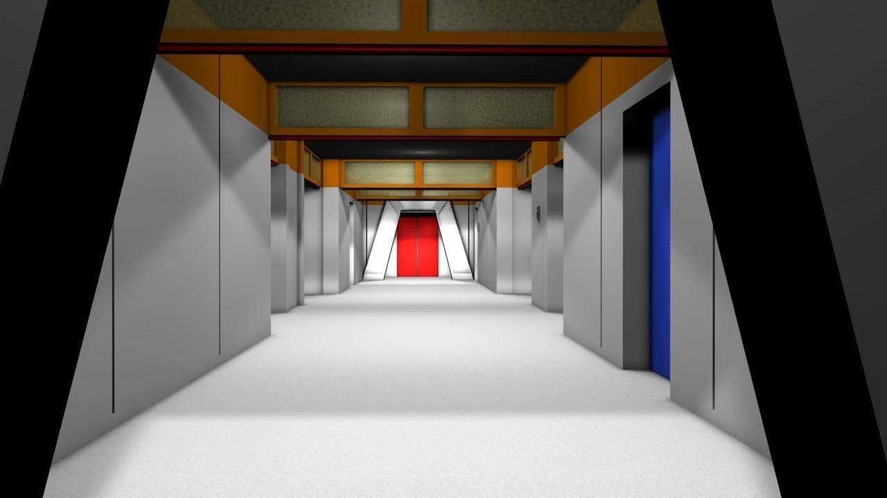 USS Enterprise Gangway 3D model_3