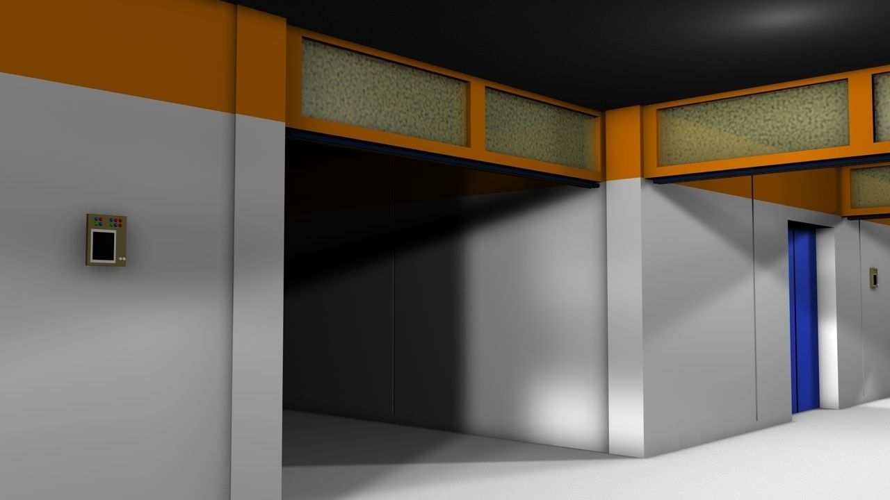 USS Enterprise Gangway 3D model_1