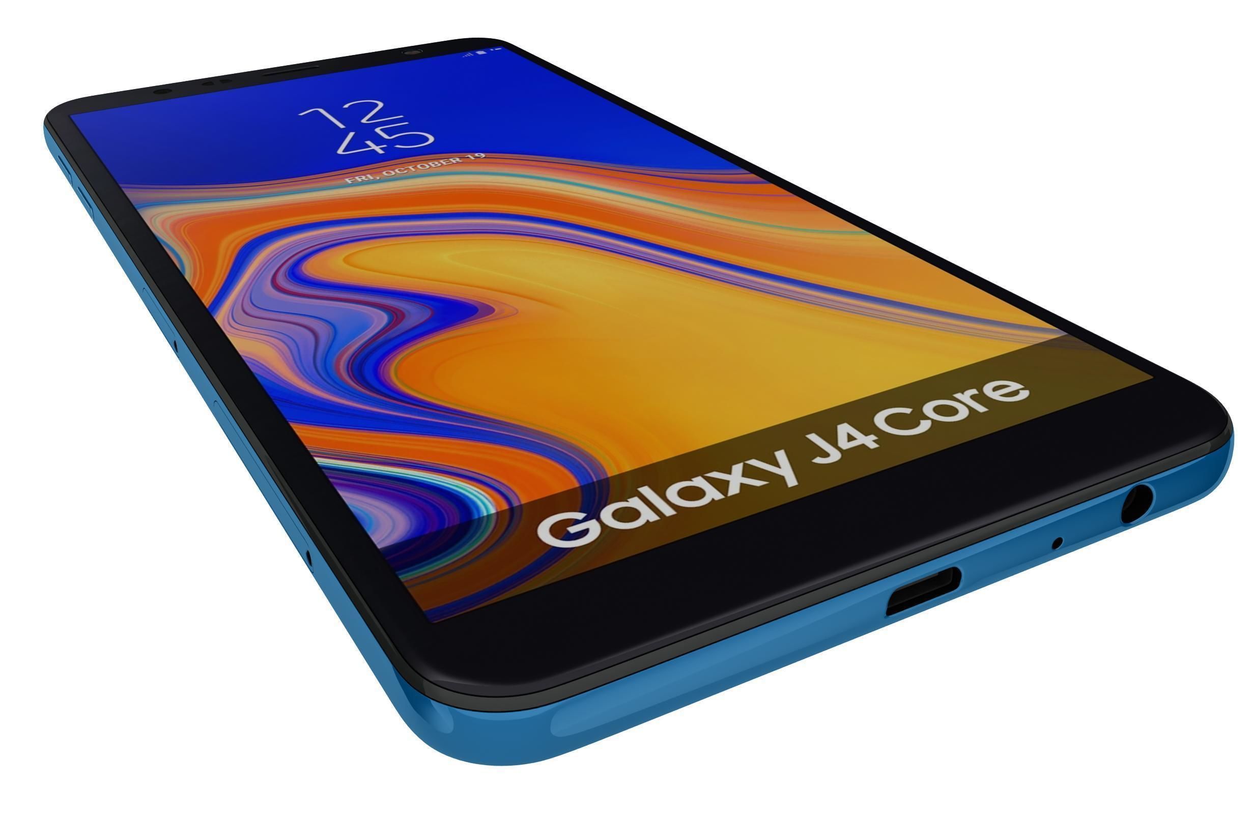 Samsung Galaxy J4 Core Blue 3D model_9