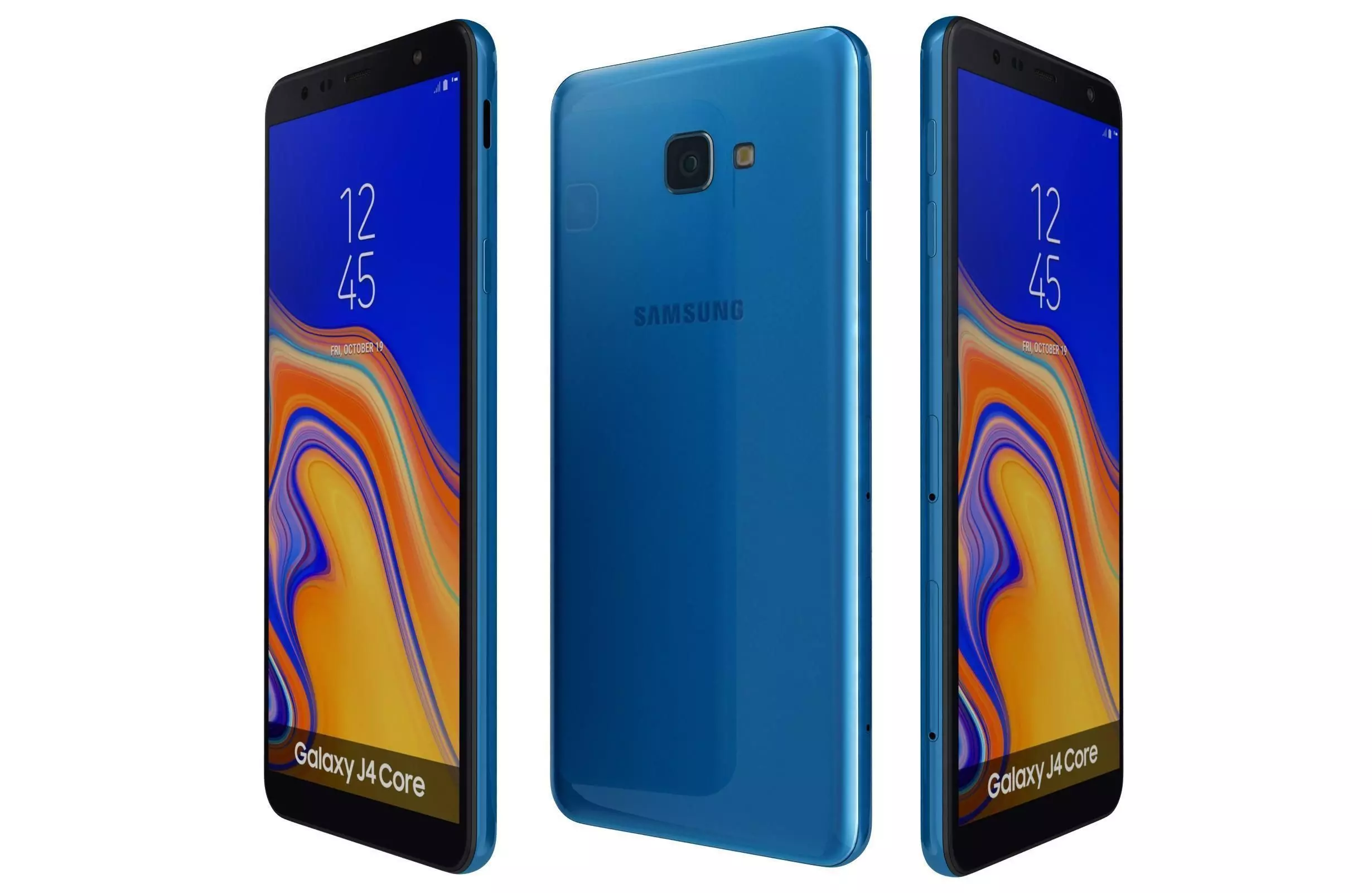 Samsung Galaxy J4 Core Blue 3D model_0