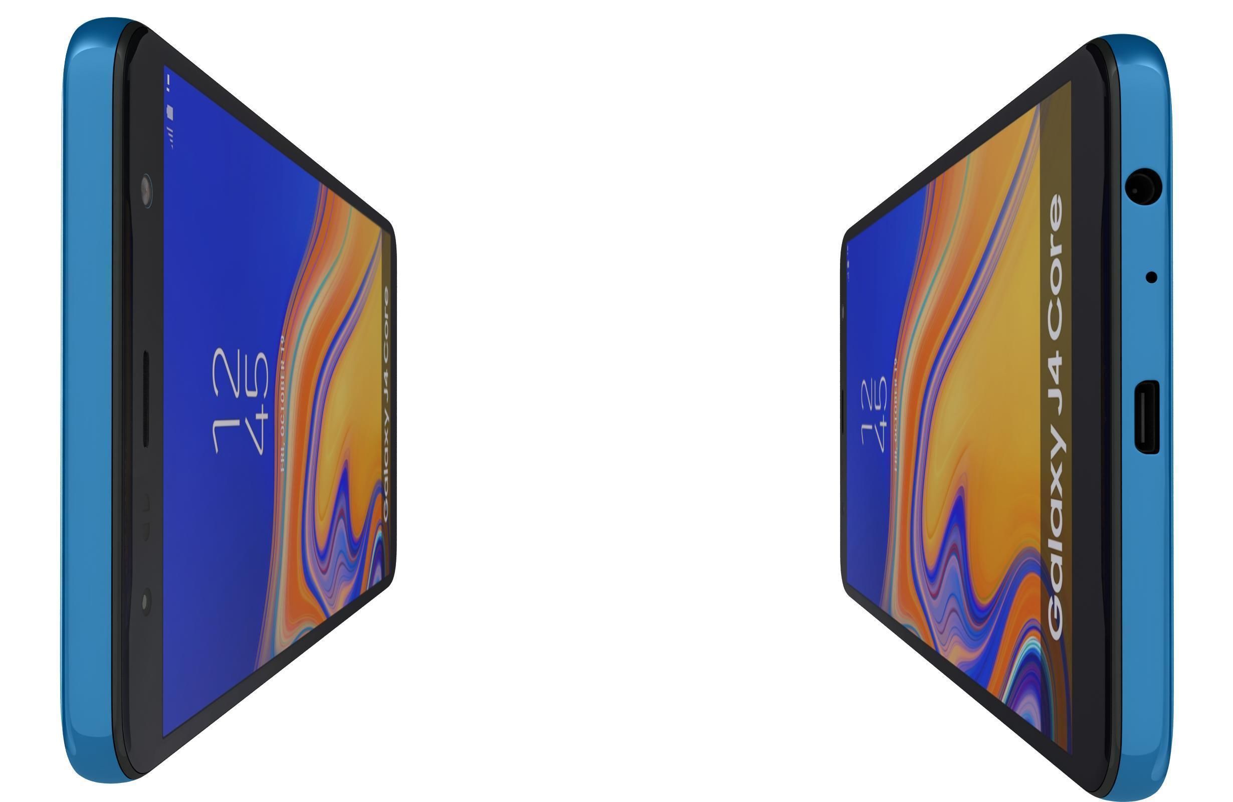 Samsung Galaxy J4 Core Blue 3D model_3