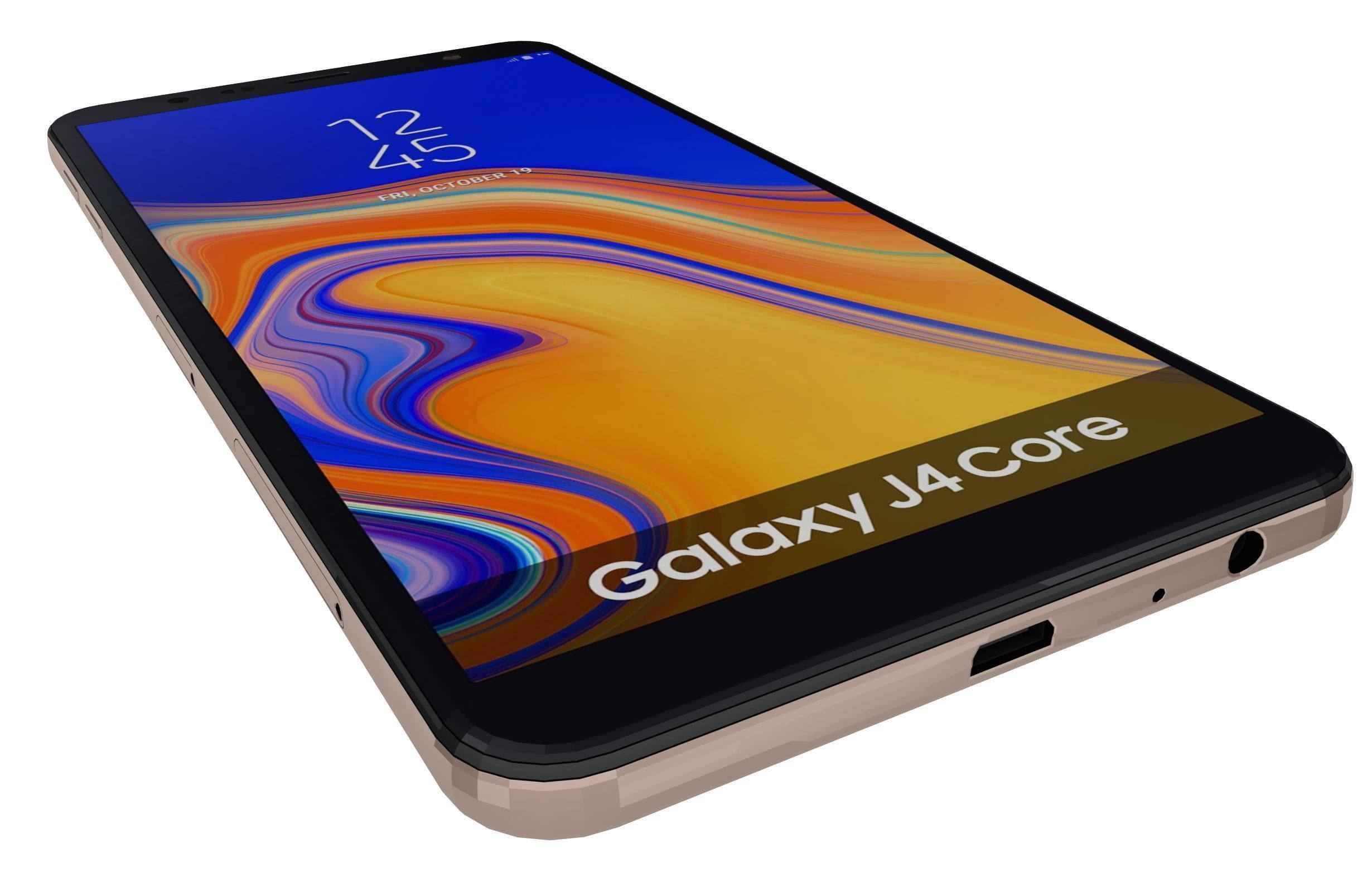 Samsung Galaxy J4 Core Gold 3D model_9