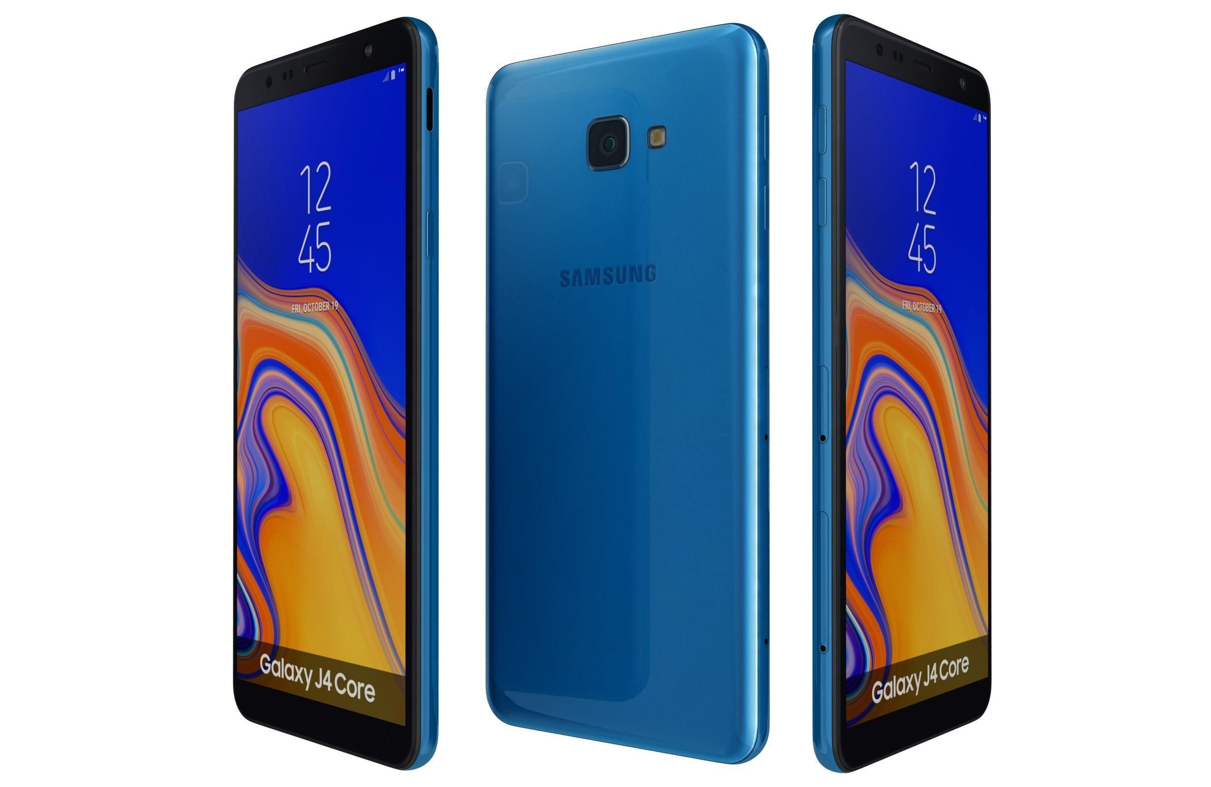 Samsung Galaxy J4 Core All Colors 3D model_3