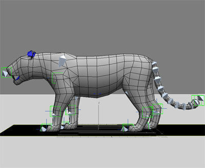 AWESOME Low-poly lioness Low-poly 3D model_15