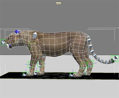 AWESOME Low-poly lioness Low-poly 3D model_14