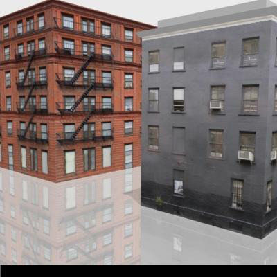 LOW-POLY CITY BUILDINGS Low-poly 3D model_27