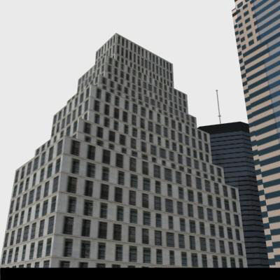 LOW-POLY CITY BUILDINGS Low-poly 3D model_37
