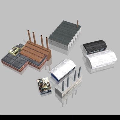 LOW-POLY CITY BUILDINGS Low-poly 3D model_69