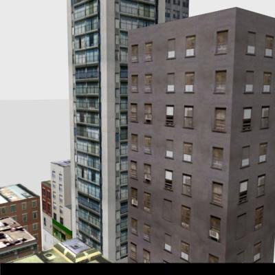 LOW-POLY CITY BUILDINGS Low-poly 3D model_20