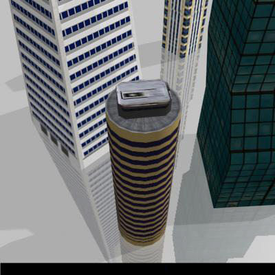LOW-POLY CITY BUILDINGS Low-poly 3D model_63