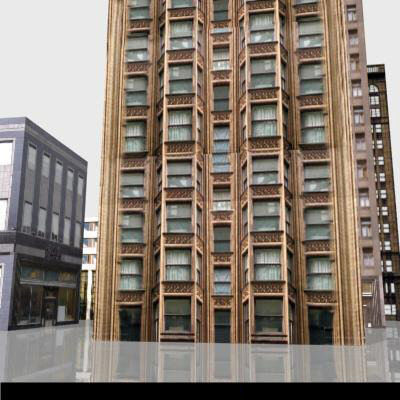 LOW-POLY CITY BUILDINGS Low-poly 3D model_57