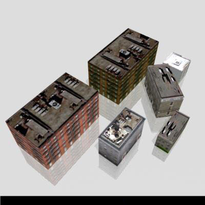 LOW-POLY CITY BUILDINGS Low-poly 3D model_30