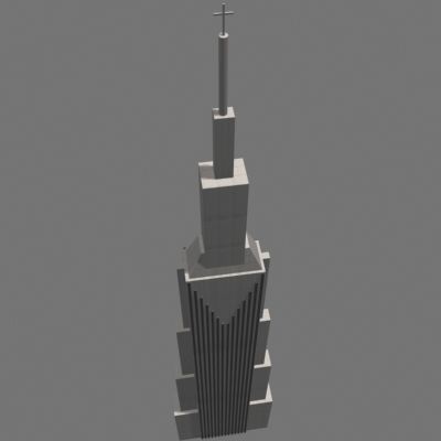 LOW-POLY CITY BUILDINGS Low-poly 3D model_77