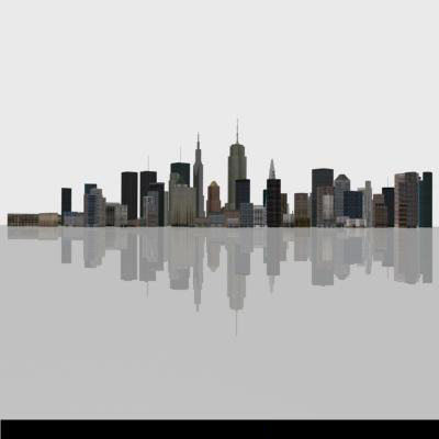 LOW-POLY CITY BUILDINGS Low-poly 3D model_72