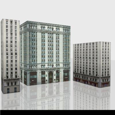 LOW-POLY CITY BUILDINGS Low-poly 3D model_67