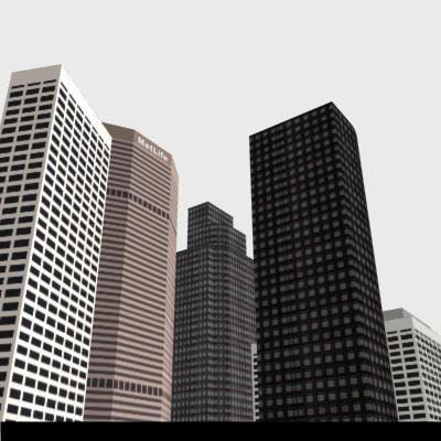 LOW-POLY CITY BUILDINGS Low-poly 3D model_65