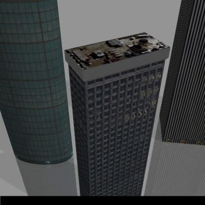LOW-POLY CITY BUILDINGS Low-poly 3D model_41