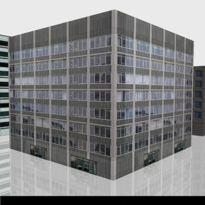 LOW-POLY CITY BUILDINGS Low-poly 3D model_9