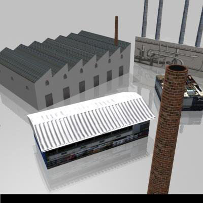 LOW-POLY CITY BUILDINGS Low-poly 3D model_71