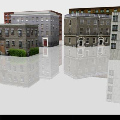 LOW-POLY CITY BUILDINGS Low-poly 3D model_29