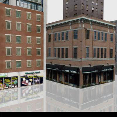 LOW-POLY CITY BUILDINGS Low-poly 3D model_17