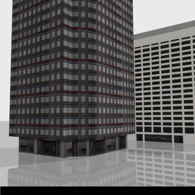 LOW-POLY CITY BUILDINGS Low-poly 3D model_66