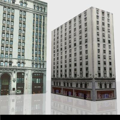 LOW-POLY CITY BUILDINGS Low-poly 3D model_78