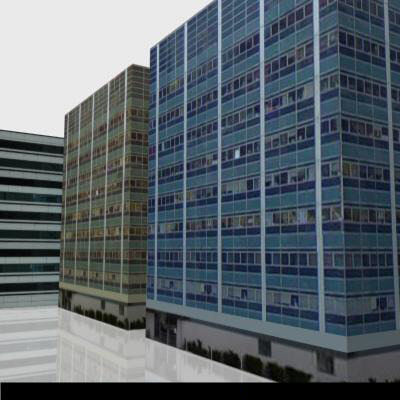 LOW-POLY CITY BUILDINGS Low-poly 3D model_11