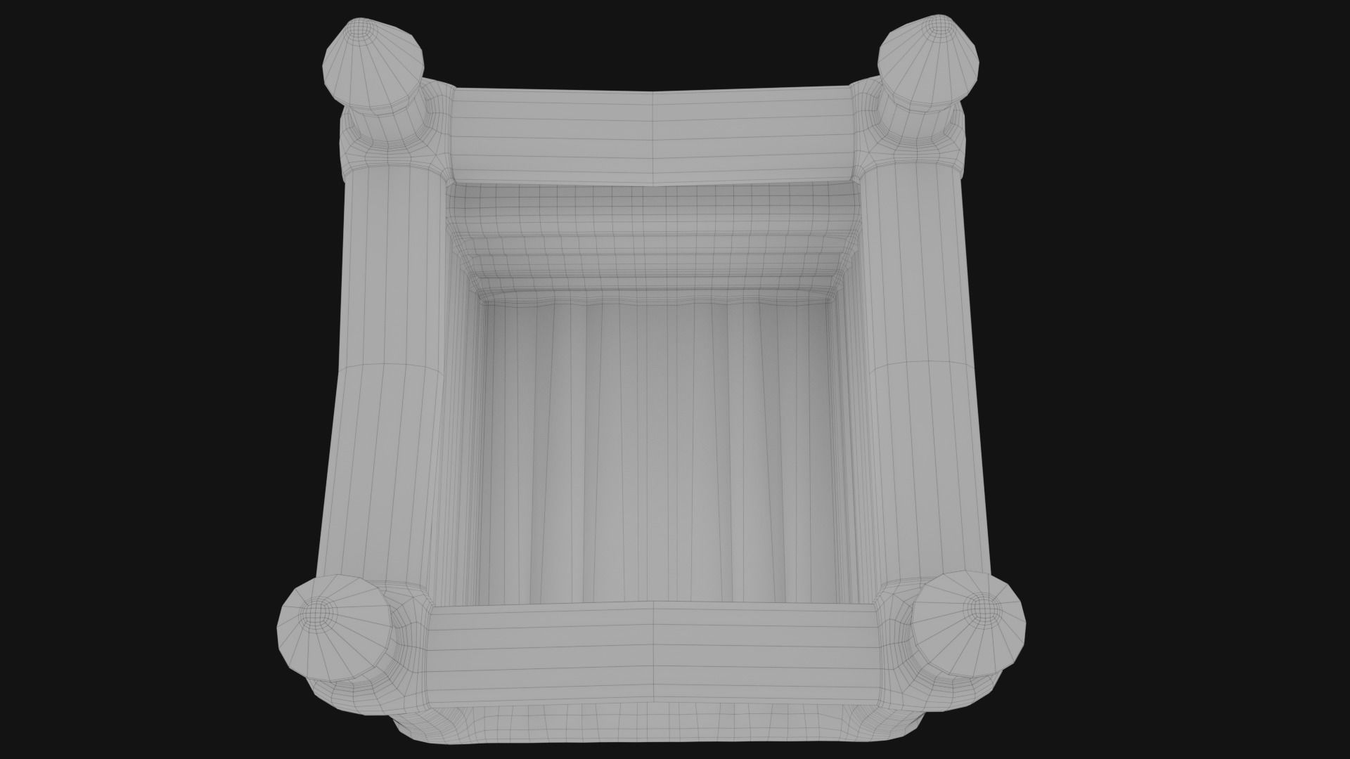 3D low poly PBR bouncy inflatable castle Low-poly 3D model_14