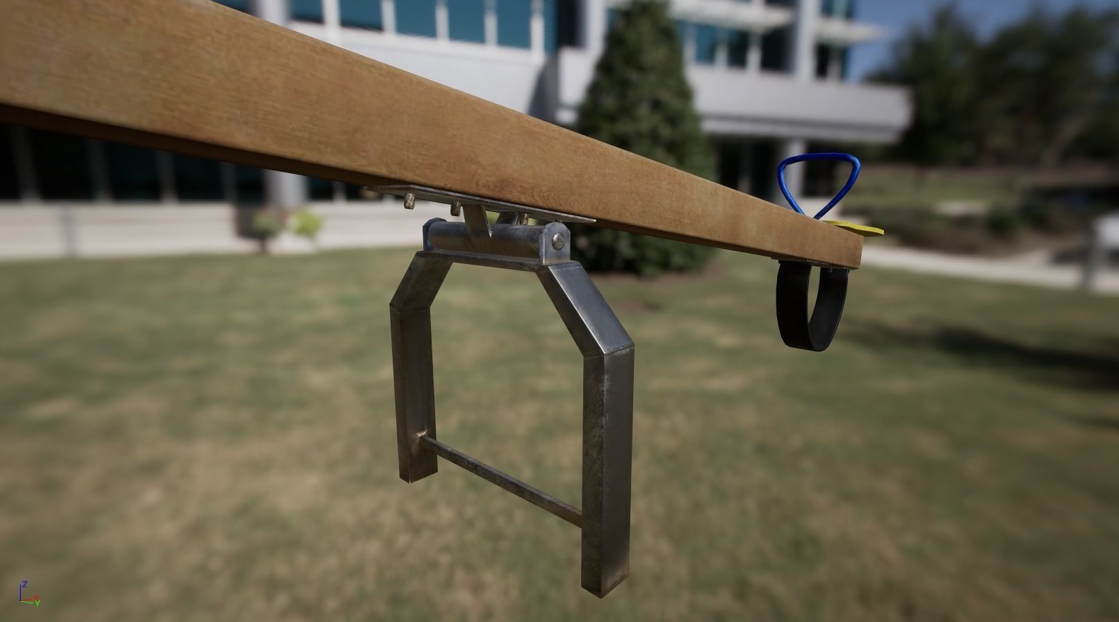 3D low poly PBR playground seesaw Low-poly 3D model_8