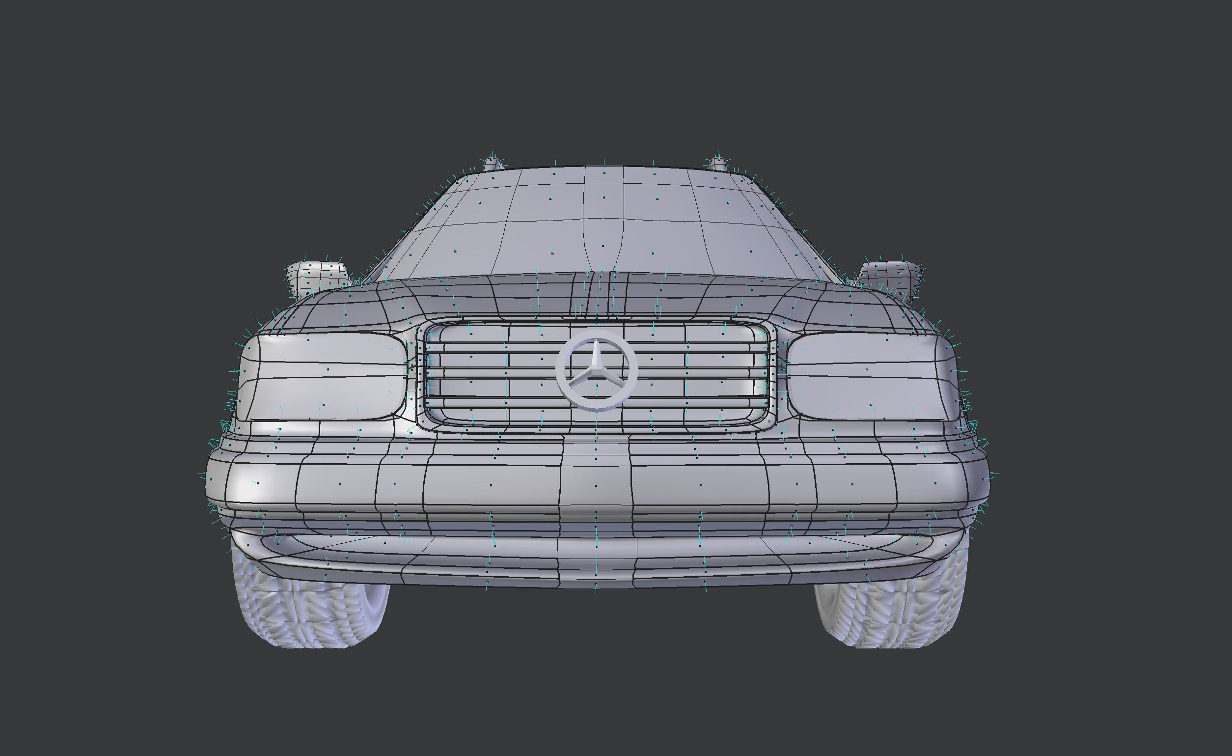 Mercedes-Benz E class W124 Kombi model 3D Low-poly 3D model_12