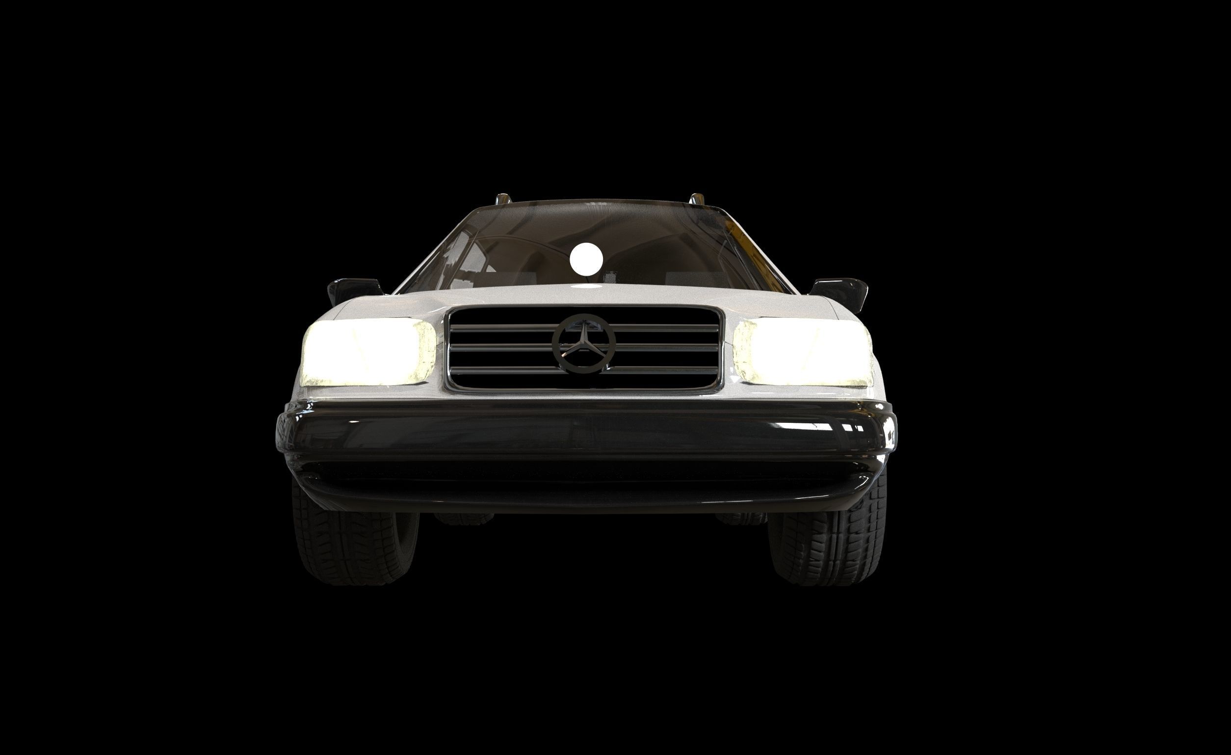 Mercedes-Benz E class W124 Kombi model 3D Low-poly 3D model_4