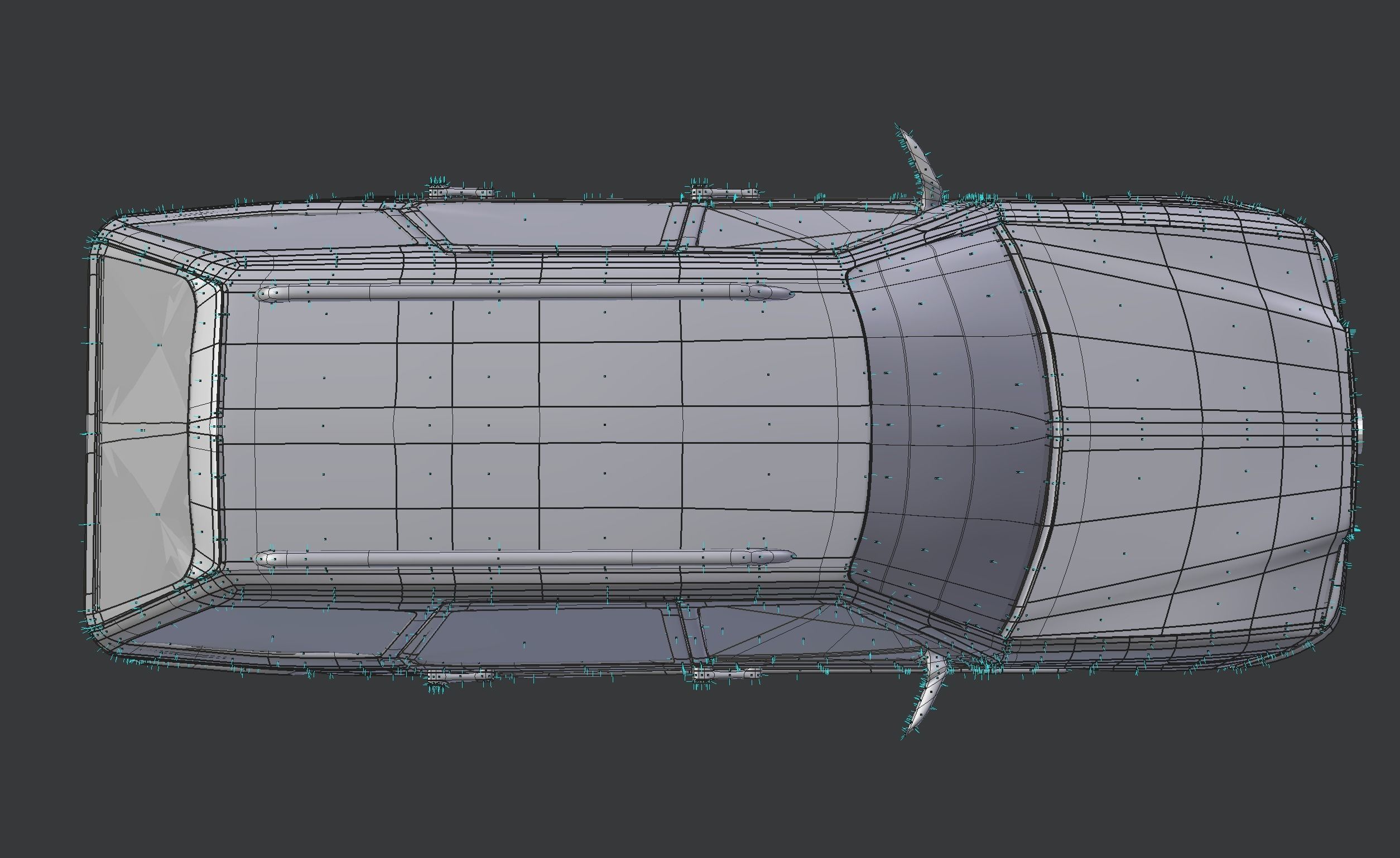 Mercedes-Benz E class W124 Kombi model 3D Low-poly 3D model_16