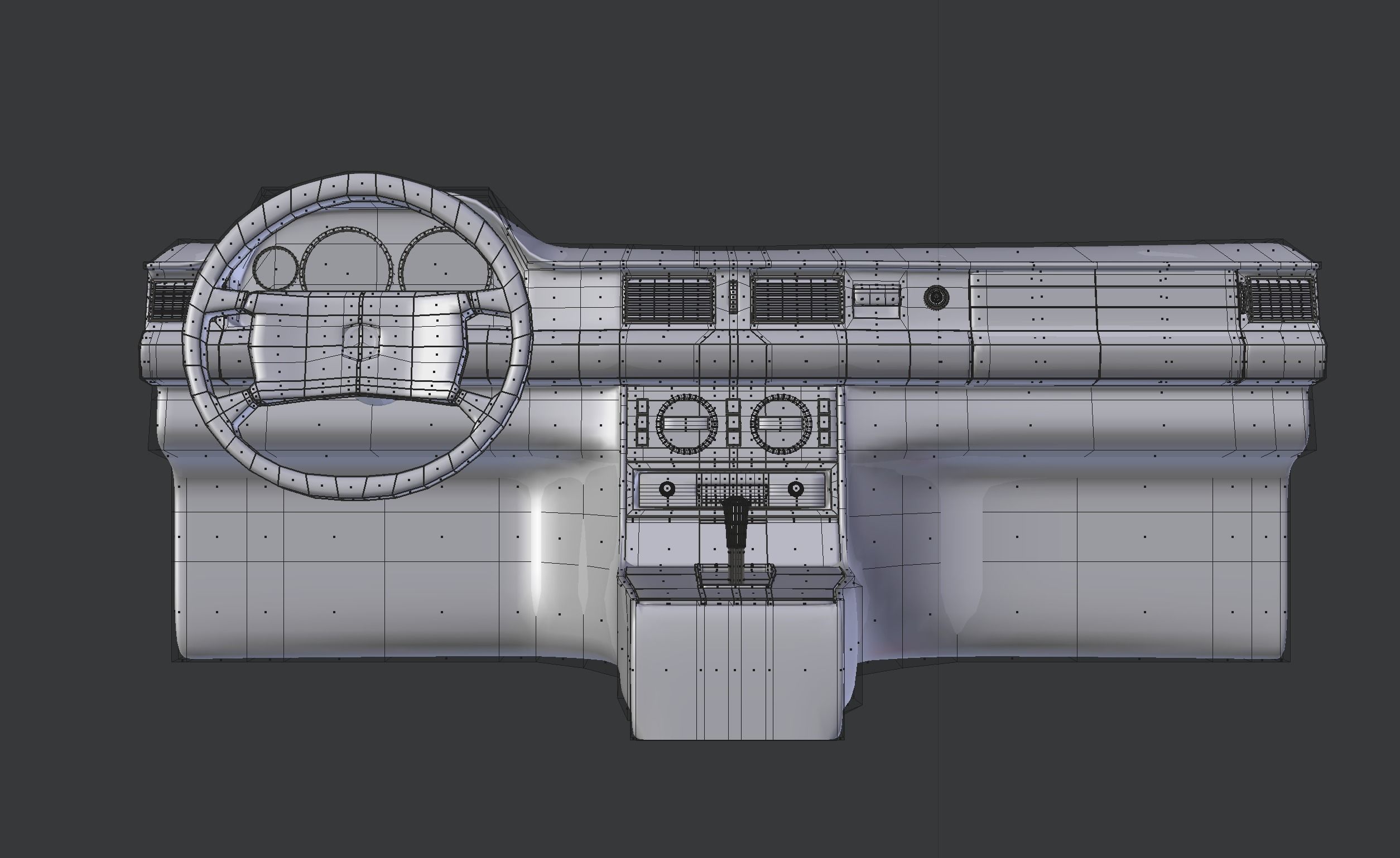 Mercedes-Benz E class W124 Kombi model 3D Low-poly 3D model_15