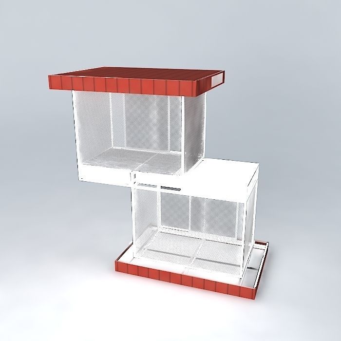 Almacen toxic waste Free 3D model_1