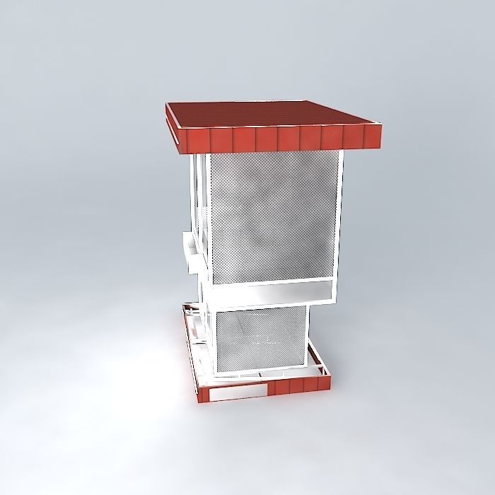 Almacen toxic waste Free 3D model_2