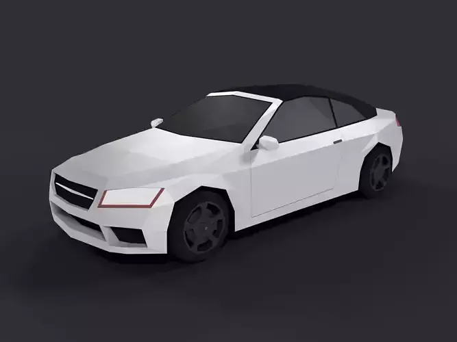 LowPoly Cartoon Sport Car