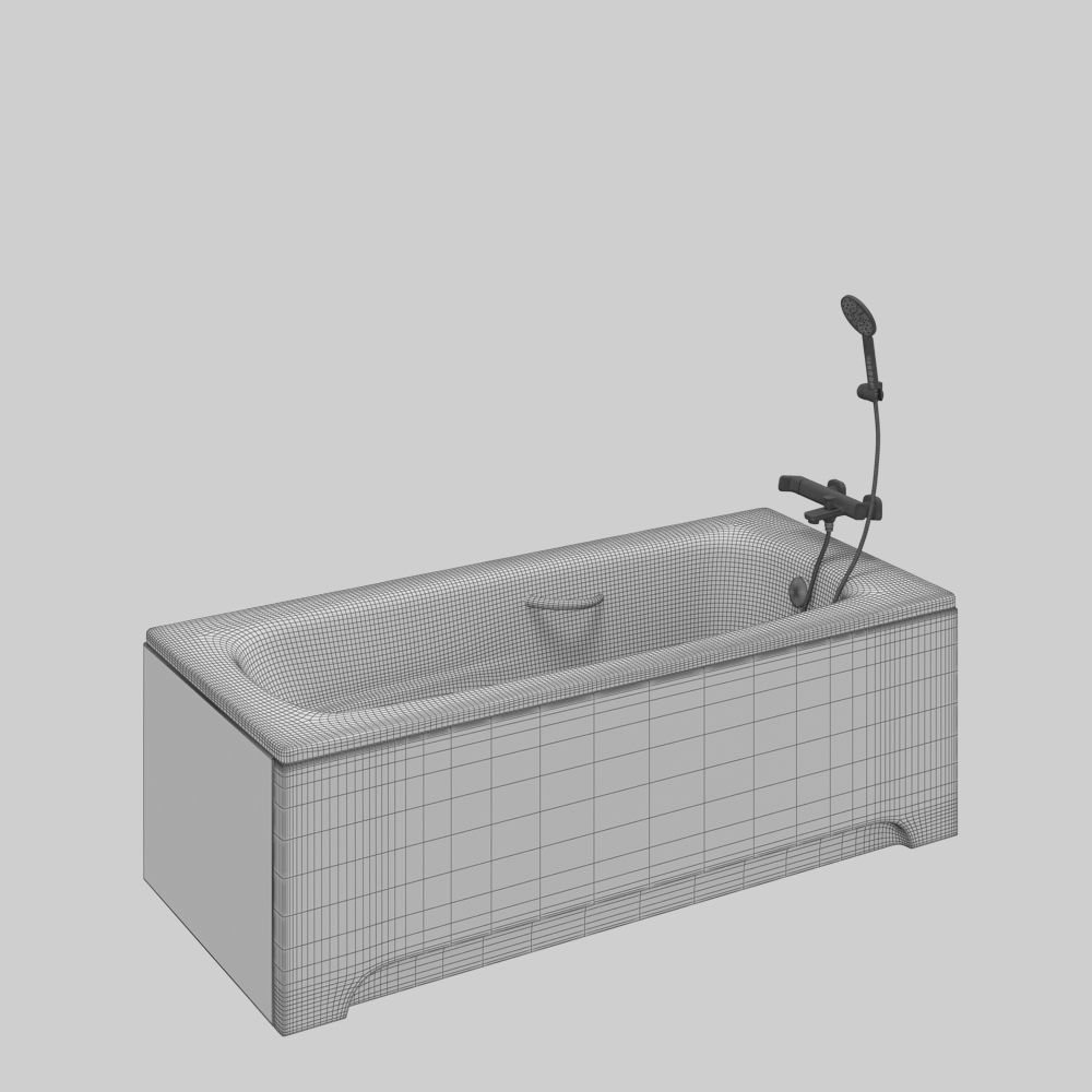 Set of baths Roca set 32 -Sureste N-Swing-Princess-Contesa 3D model_15