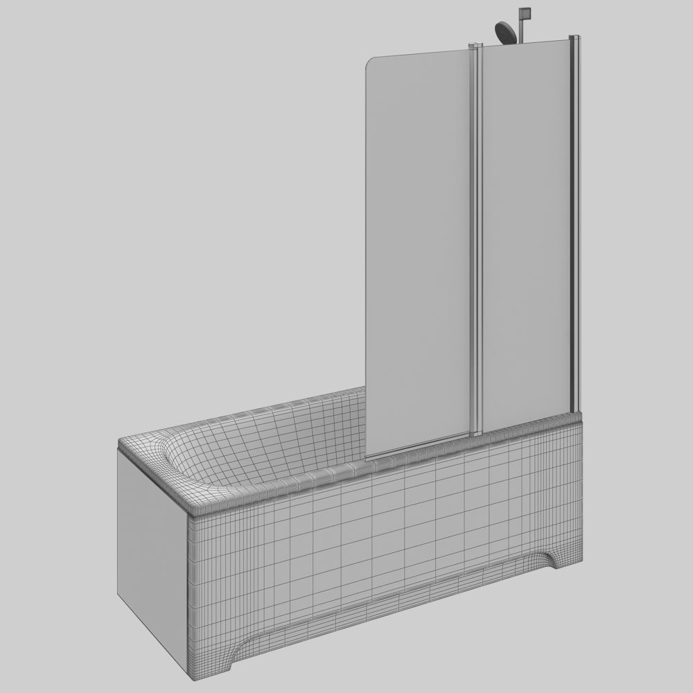 Set of baths Roca set 32 -Sureste N-Swing-Princess-Contesa 3D model_17
