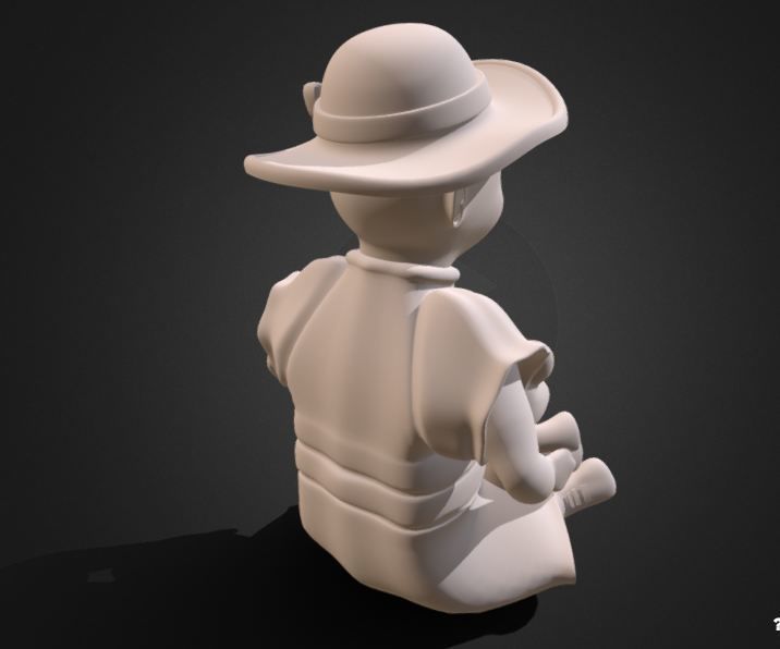 gnome baby 3D print model_1