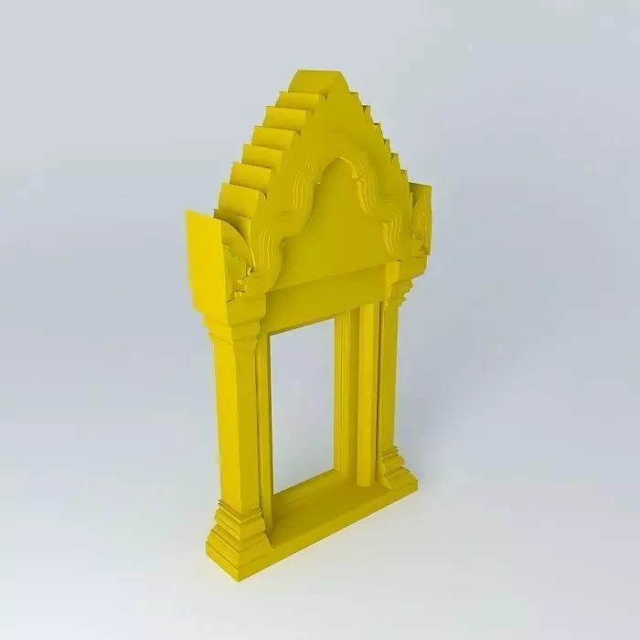 Doorway ornament 3D model_0