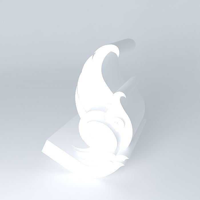 End Roof Ornament 3D model_1