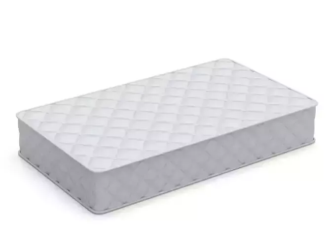 Mattress baby quilted storage box 3D model