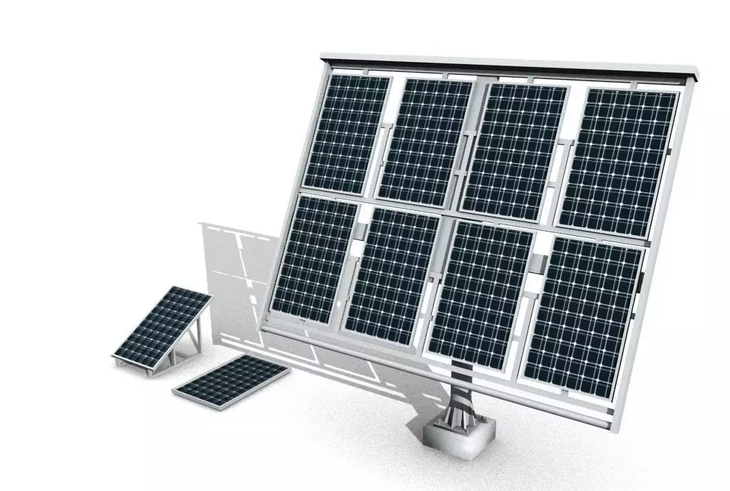 solar power 3D model_0