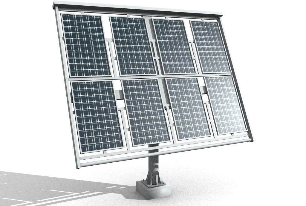 solar power 3D model_3