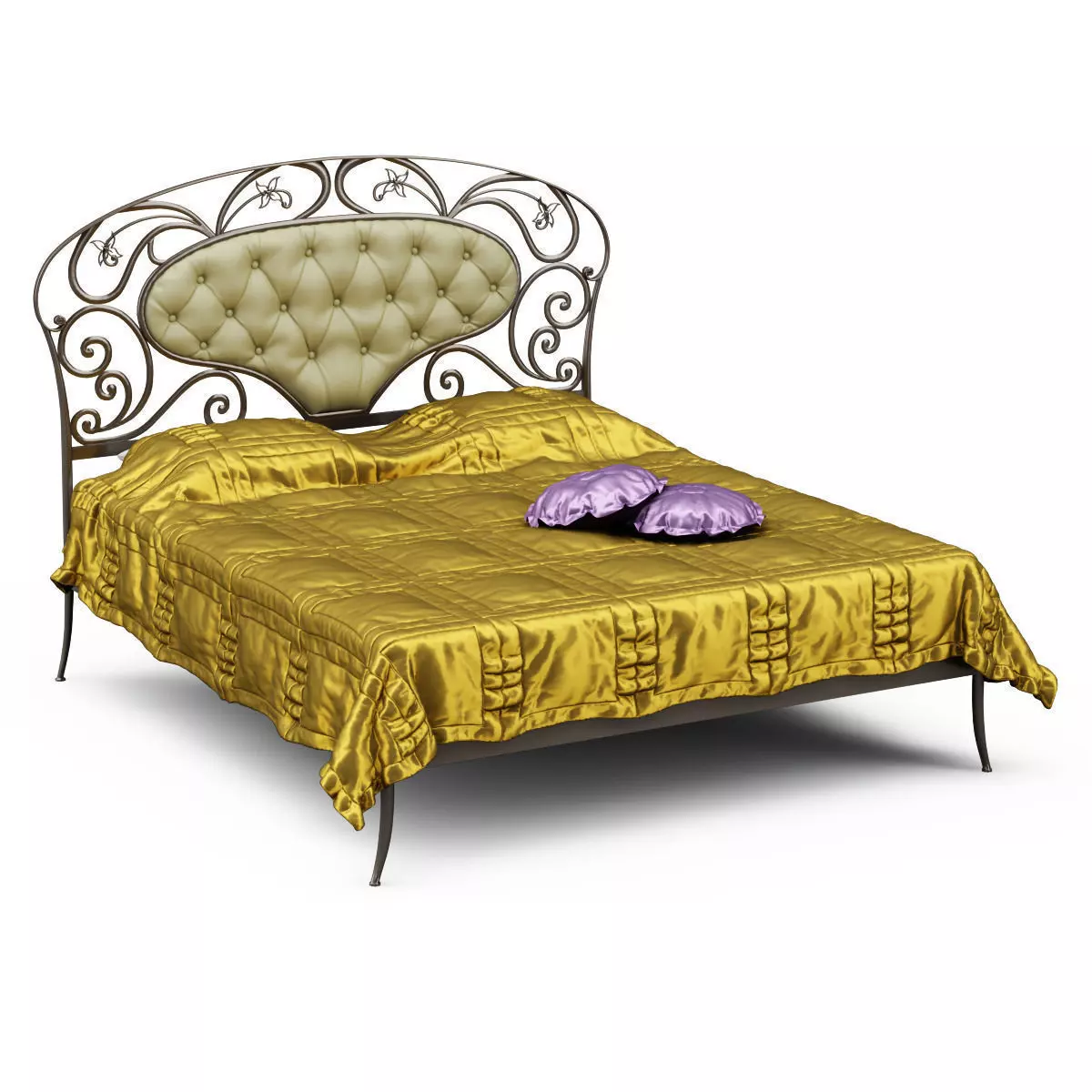 Bed Target Point Imbottiti 3D model_0