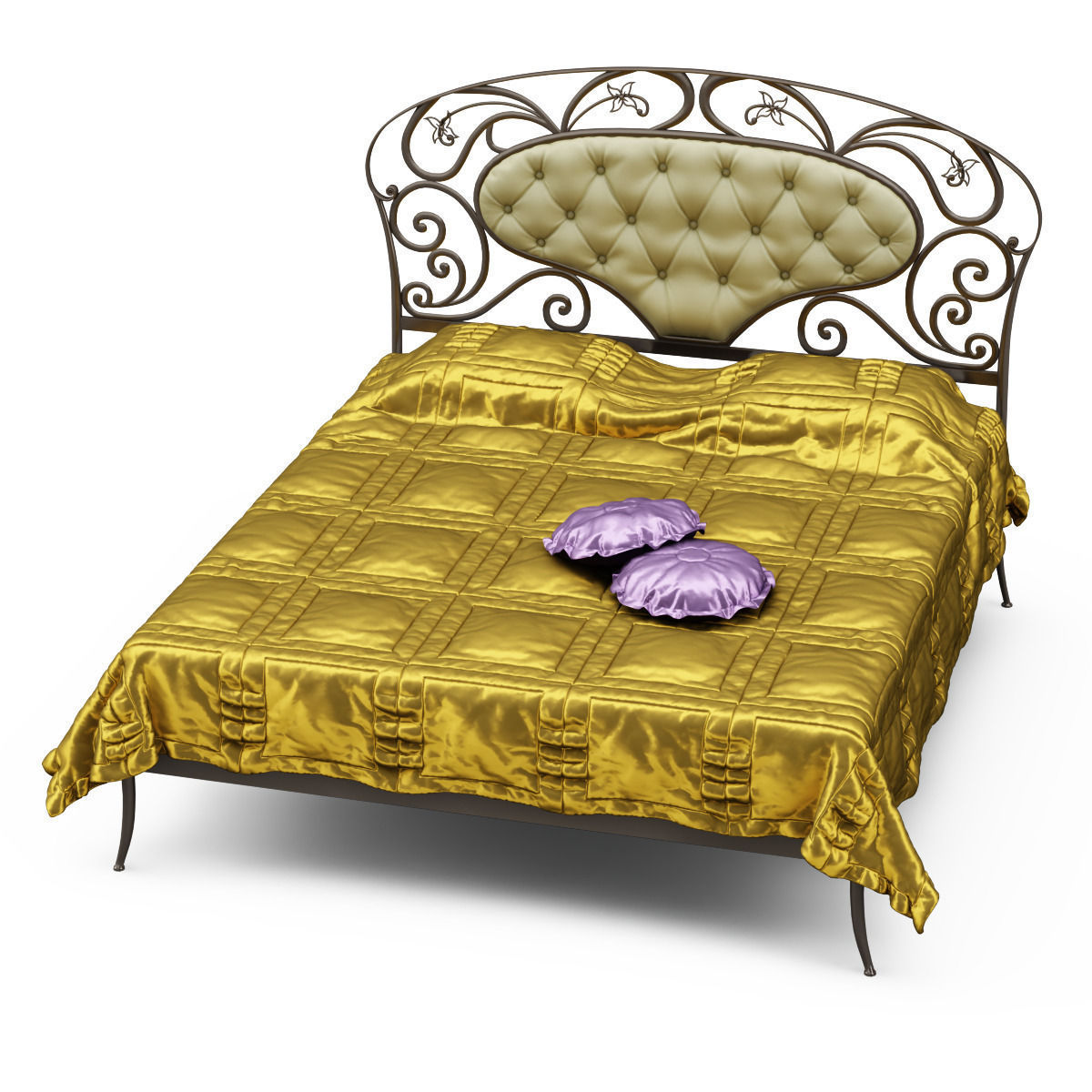 Bed Target Point Imbottiti 3D model_1