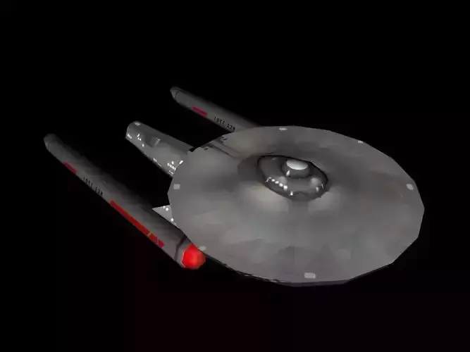 Star Trek Bermuda Class - Lowpoly
