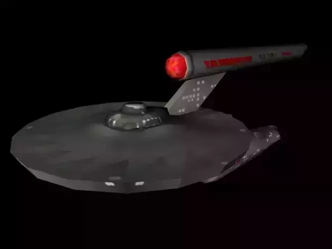 Star Trek Kelvin - Lowpoly Low-poly 3D model